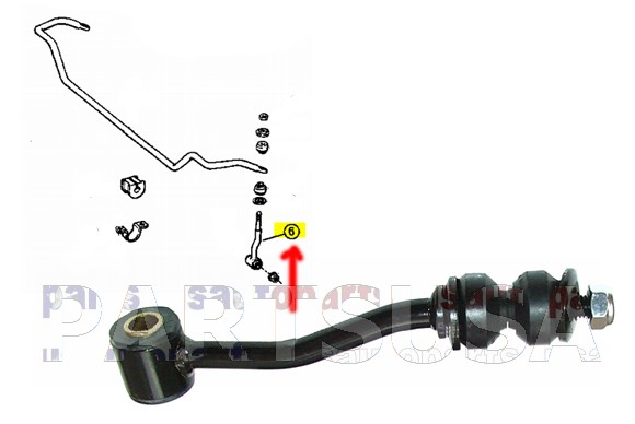 Łącznik drążka stabilizatora przedniego K3174