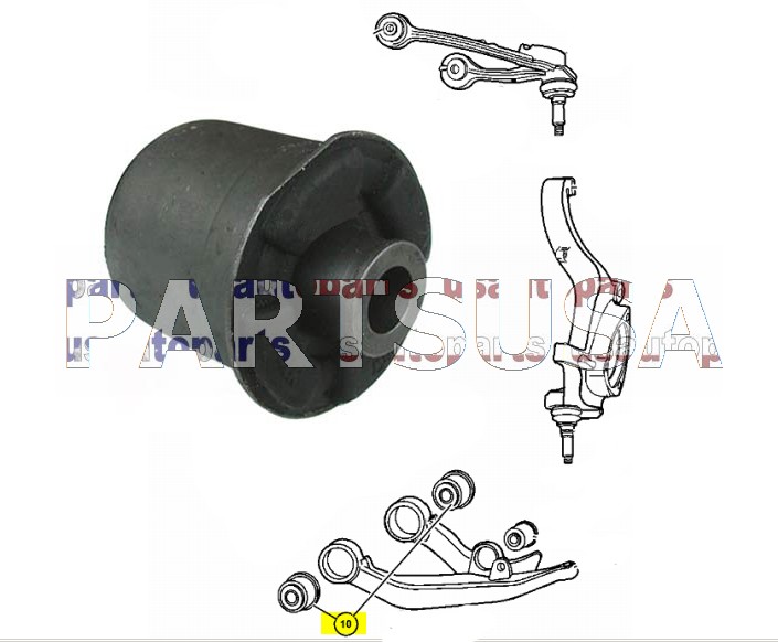 Tuleja wahacza przedniego dolnego