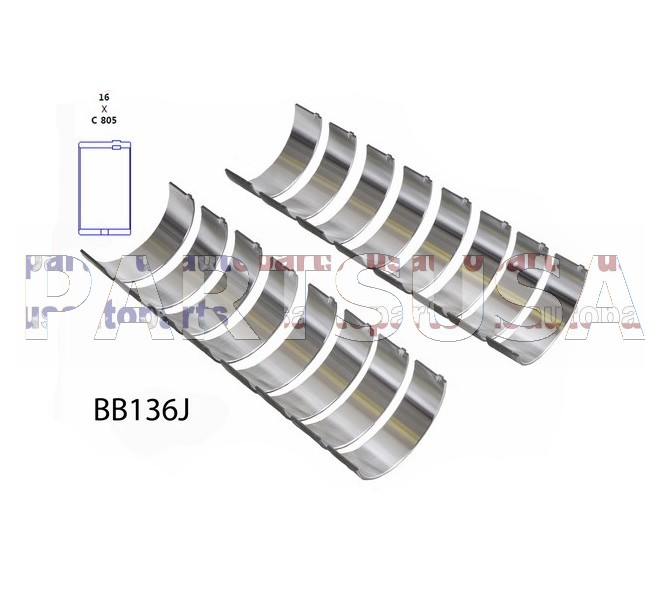 Panewki korbowodowe STD (komplet) BB136J