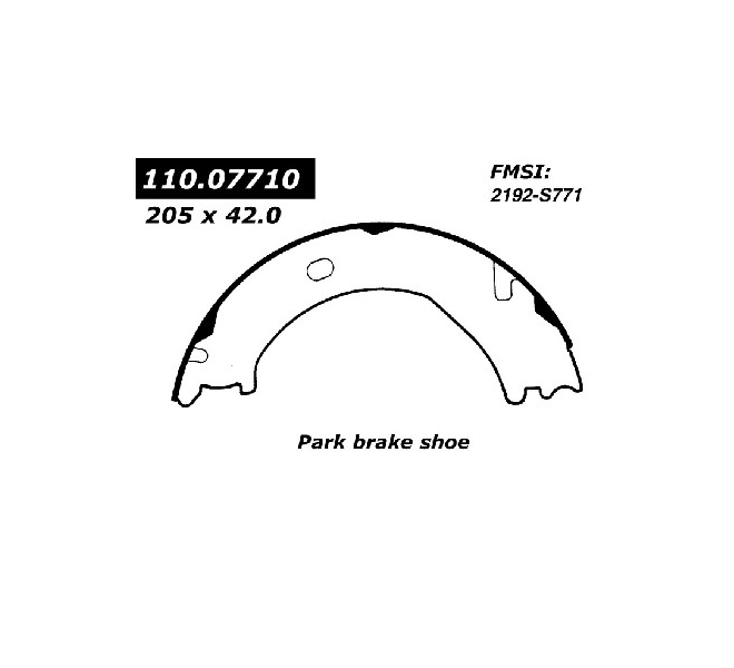 Szczęki hamulca pomocniczego (ręcznego)