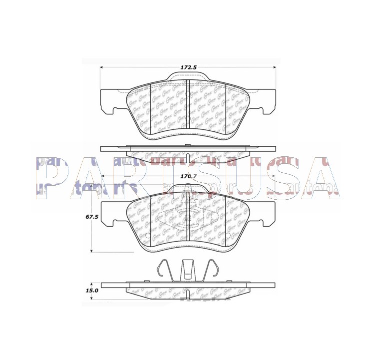 Klocki hamulcowe przód