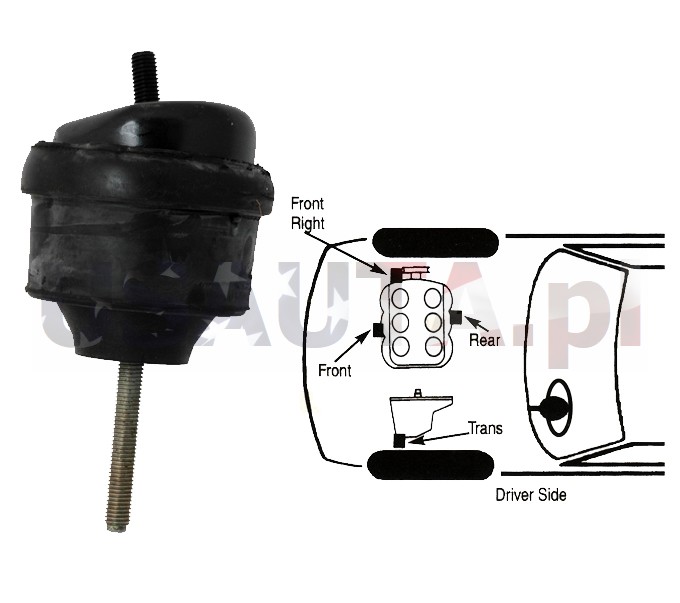 Poduszka silnika przednia